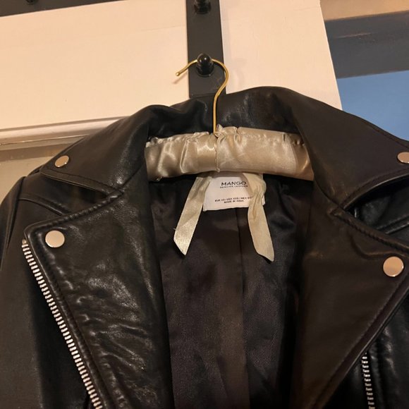 Leather Moto Jacket from Mango - Picture 4 of 12